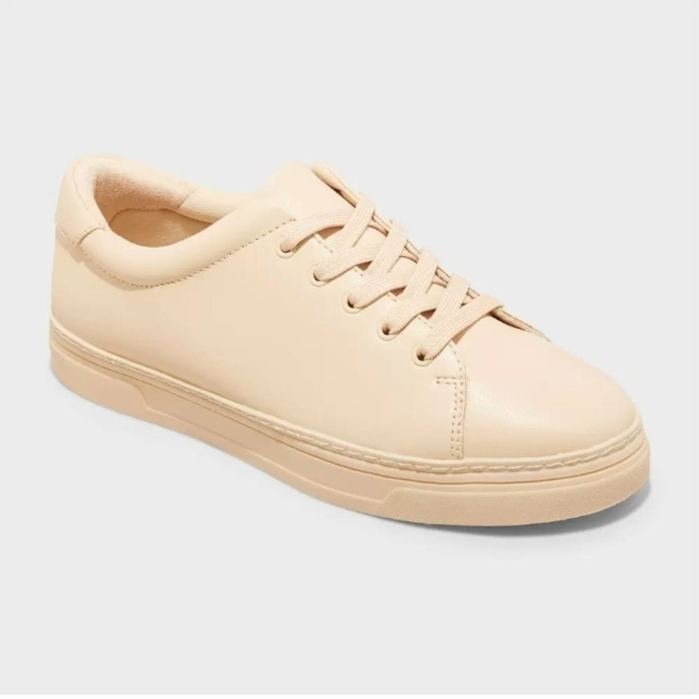 NEW! A New Day Cecily Sneakers Monotone Tan Size 5
